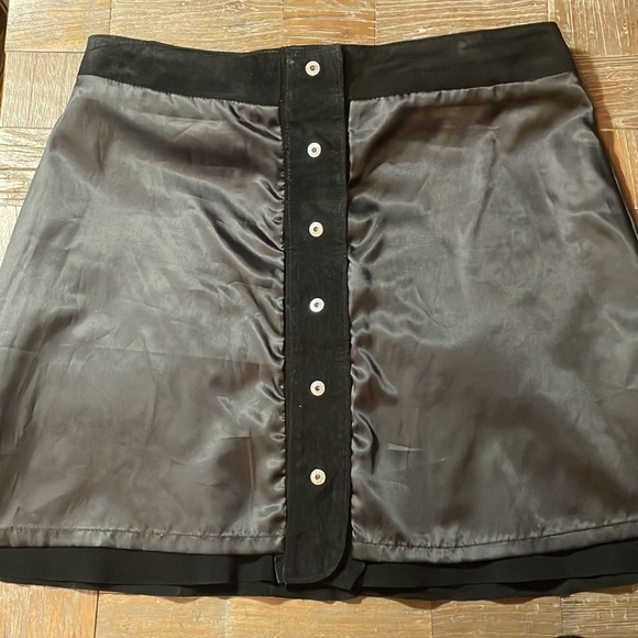 Zara Mod Suede Belted A Line Mini Skirt🖤 - Picture 10 of 11